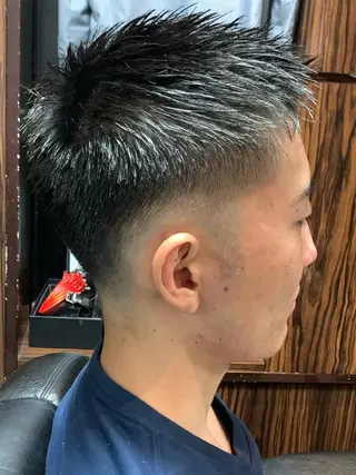 ショート メンズ ヒロ銀座所属・ヒロ銀座 田中大地のヘアスタイル