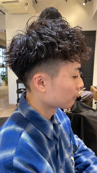 パーマ メンズ メンズ特化ニュアンス パーマ　RYOのヘアスタイル