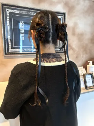 ヘアアレンジ lot所属・大阪/心斎橋 lot mikuのヘアスタイル