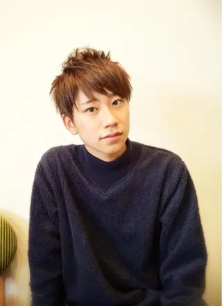 ショート カラー メンズ カッサスパ はなのなのヘアスタイル