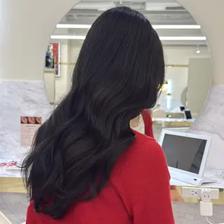 ロング カラー 韓国ヘア🇰🇷艶 カラー/sakuraのヘアスタイル