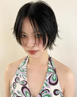 ショート カラー haco＋所属・圧倒的デザイン力 店長🎨RENAのヘアスタイル