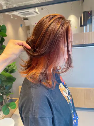 セミロング カラー Le rond ロンド所属・Le rond吹田店のヘアスタイル