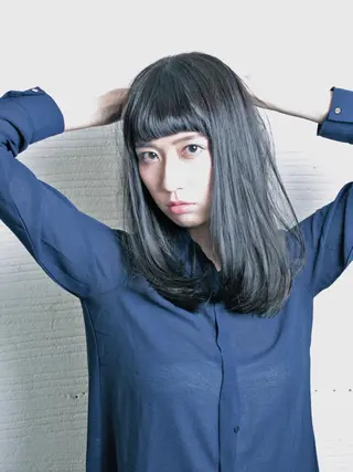 ミディアム 髪質改善縮毛矯正✨ ナリタユウヤのヘアスタイル