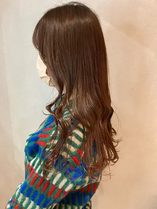 ロング ボブ/透明感カラー /坂口恵梨子のヘアスタイル