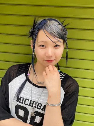 カラー デザインカラー/ ヘアアレンジ/りりかのヘアスタイル