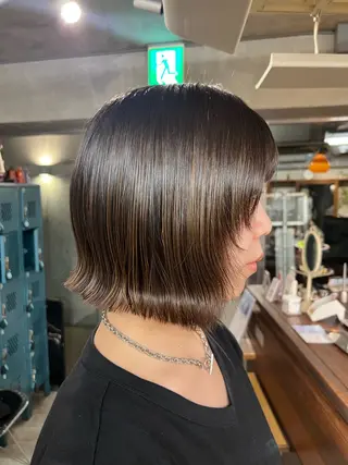 ショート 土田かほ/本日🈳 透明感カラー🍃のヘアスタイル