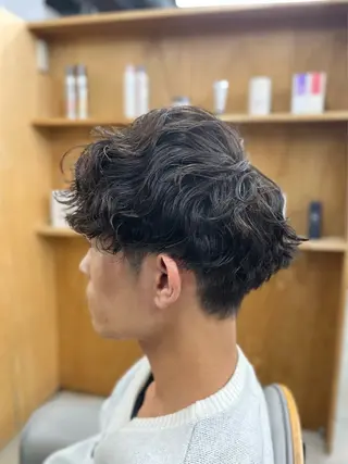 ショート パーマ ナカジマ ハルカのヘアスタイル