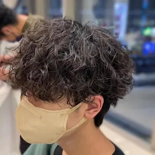 パーマ メンズ メンズ縮毛矯正 ♠️店長下平隼人のヘアスタイル