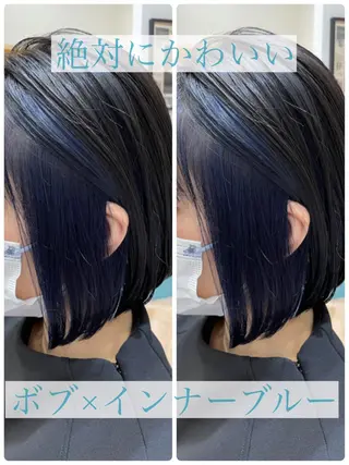 ショート カラー 髪質改善/縮毛矯正/ ボブ/店長/槌矢圭悟のヘアスタイル