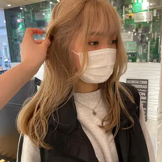 ロング カラー nameless miichiのヘアスタイル