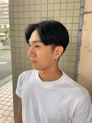 カラー メンズ MOEKA🌺レディ ースカットモデルのヘアスタイル