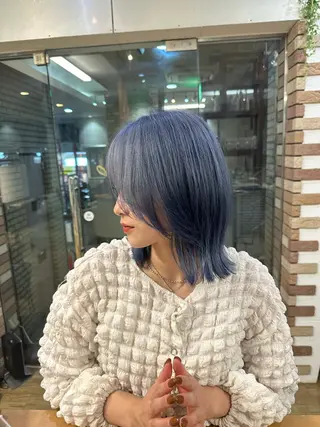 カラー 本町/新町/心斎橋 透明感カラーSANCのヘアスタイル