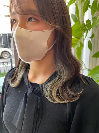 ロング カラー 【店長】インナー指名 No.1戸塚優思のヘアスタイル