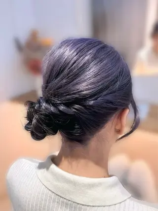 ヘアアレンジ 🖤みらい🖤縮毛/ ブリーチモデル募集のヘアスタイル