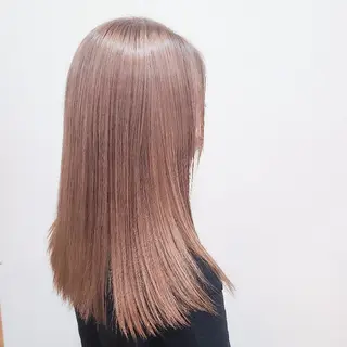 ミディアム カラー ブリーチ、デザイン  カラー福士直矢のヘアスタイル