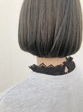 ショート カラー ノグチ ユウキ/ボブのヘアスタイル