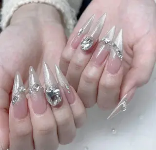 ロング カラー 高橋 ユキのネイルデザイン