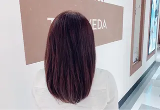 セミロング カラー 🧸 仲間ひめかのヘアスタイル