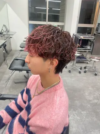 カラー パーマ メンズ 町田エリアＮｏ．１/ パーマ特化/太田京希のヘアスタイル