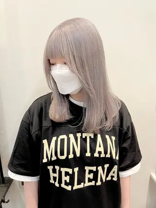 セミロング カラー パーマ ヘアアレンジ メンズ キッズ ネイル マツエク・マツパ アイブロウ nico TOKYO 渋谷所属・ブリーチ ハイトーン 特化🌈フジタハルキのヘアスタイル