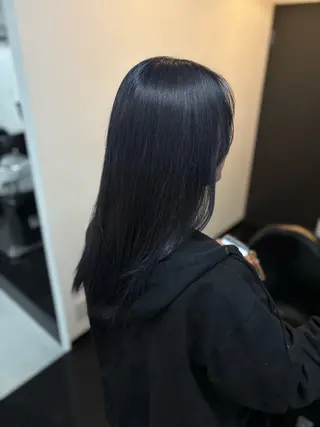 セミロング 薬院/駅近/ カラーモデル/募集中のヘアスタイル