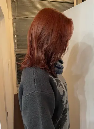 ミディアム カラー chiharu ボブ/レイヤーのヘアスタイル