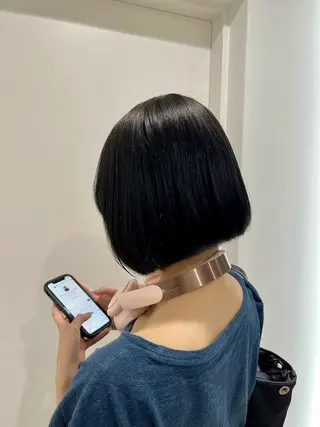 ショート モテヘア/グレージュ /ボブ/前原汐🎐のヘアスタイル