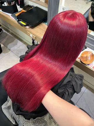 ロング カラー EIGHTyokosuka所属・ハイトーン 🦋🎶LENのヘアスタイル