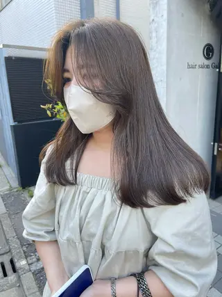 ロング カラー ラベンダー/レイヤー スタイル🤎mamiのヘアスタイル