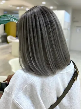 ショート カラー 銀座/ハイライト特化 🌿ブリーチ/片山のヘアスタイル