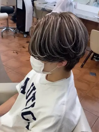 カラー メンズ メンズ/メッシュ ‪‪/セット/aoiのヘアスタイル