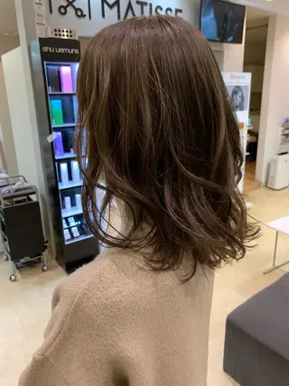 ミディアム 💎髪質改善/縮毛 💎メンズカット石尾のヘアスタイル