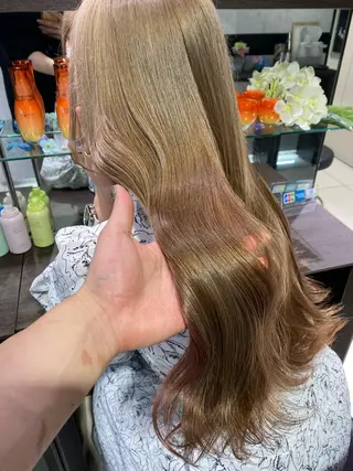 ロング SALOWIN渋谷caldo店B1所属・岐津公太 メンズ縮毛矯正のプロのヘアスタイル