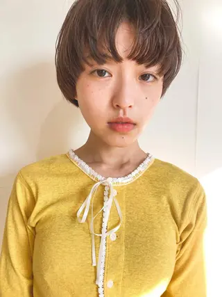ショート お洒落ベージュ🤎 代官山shibukiのヘアスタイル