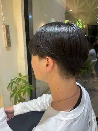 ショート メンズ 丸みショート/メンズ カット　佐々木真未のヘアスタイル