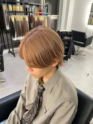 カラー メンズ Cielro【 シェイロ 】所属・Cielro/ダブル カラー/西田咲希のヘアスタイル