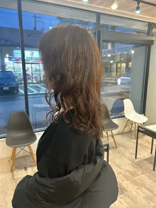 セミロング Agu hair emio城陽所属・Agu peachのヘアスタイル