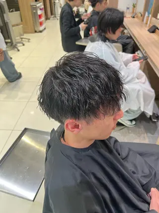 パーマ メンズ SENA 再現性 パーマと縮毛矯正のヘアスタイル