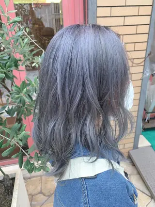 ミディアム カラー 今村 愛美のヘアスタイル