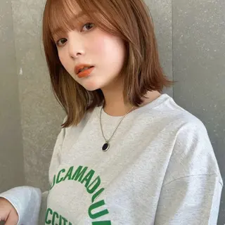 ショート カラー 艶カラー/ボブ /似合わせ/田口愛那のヘアスタイル