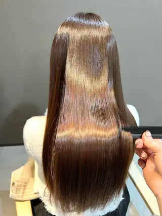 ロング 中村 ひなたのヘアスタイル