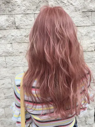 ロング カラー ヘアアレンジ エクステの神様 ▫️原島ユウヤ▫️のヘアスタイル