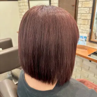 ミディアム カラー はらだ ももこのヘアスタイル