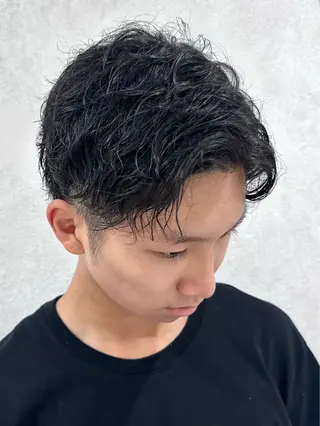 メンズ 山口稜太 メンズ/波巻きパーマのヘアスタイル