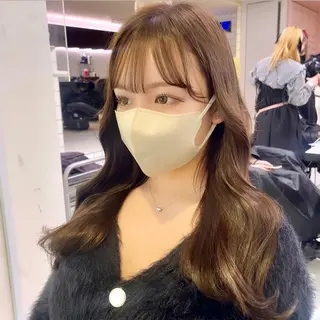 セミロング うる艶トレンドヘア 🕊️上野BABYのヘアスタイル