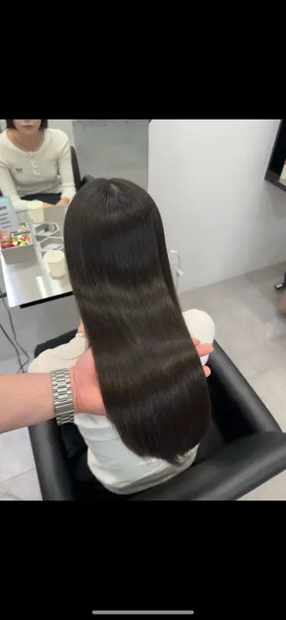 ロング 髪質改善×縮毛矯正 Core 片山健太のヘアスタイル