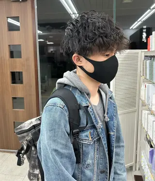 ショート パーマ メンズ メンズパーマの達人 / タカシマダイスケのヘアスタイル