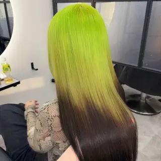 ロング カラー Ren. 🦋デザインカラーのヘアスタイル