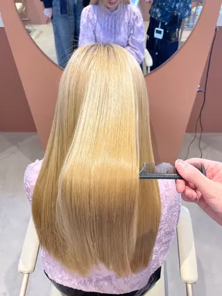 ロング カラー 細川 真希のヘアスタイル